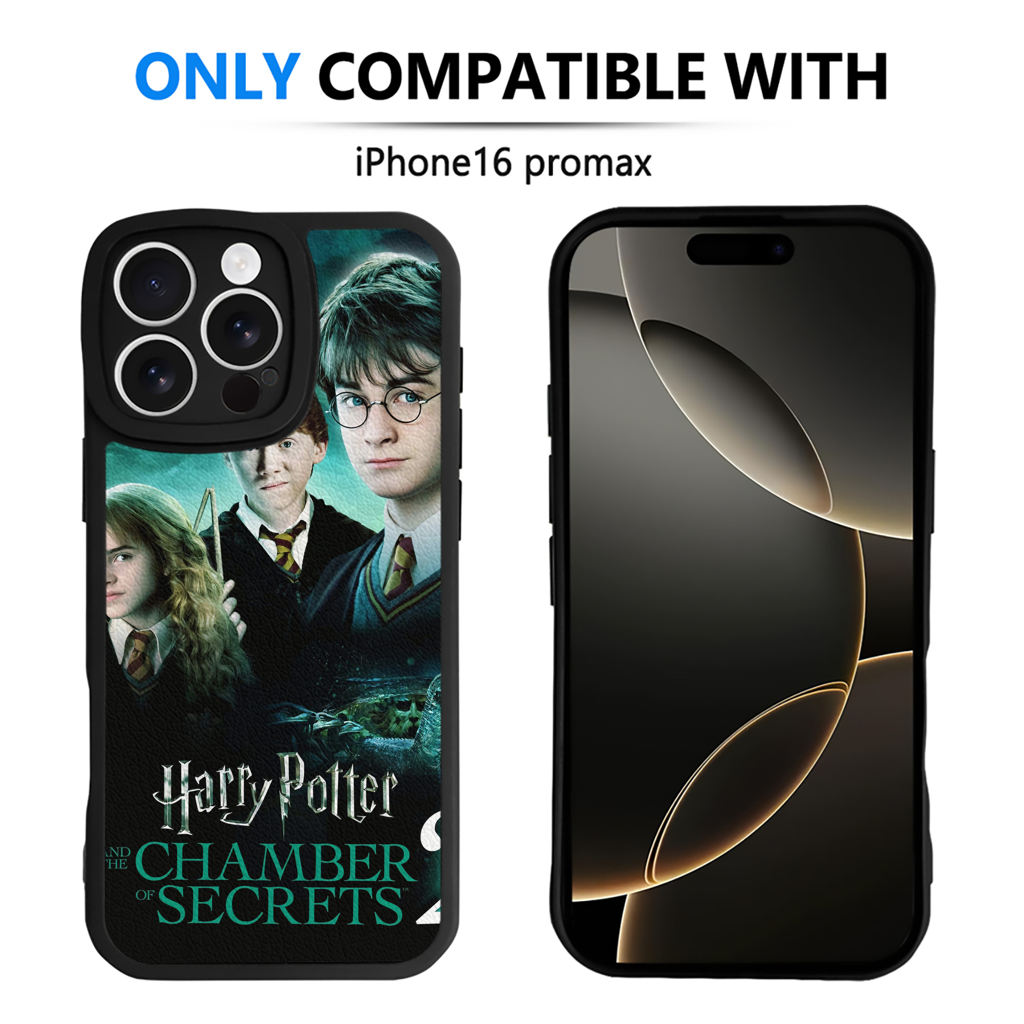 （画像用） Harry Potter ハリー・ポッターシリーズ 【iPhone 16シリーズ対応】シリコンスマホケース（レザー調） 材質：シリコン